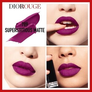Dior Rouge Lipstick Refill In #789 Superstitious Matte